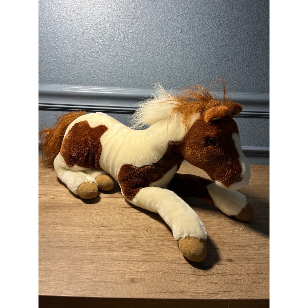 Breyer Plush Pinto‎ Horse Stuffed Animal Toy Western Riding Large